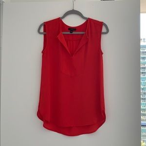 J Crew red blouse/top, excellent condition! XS/00
